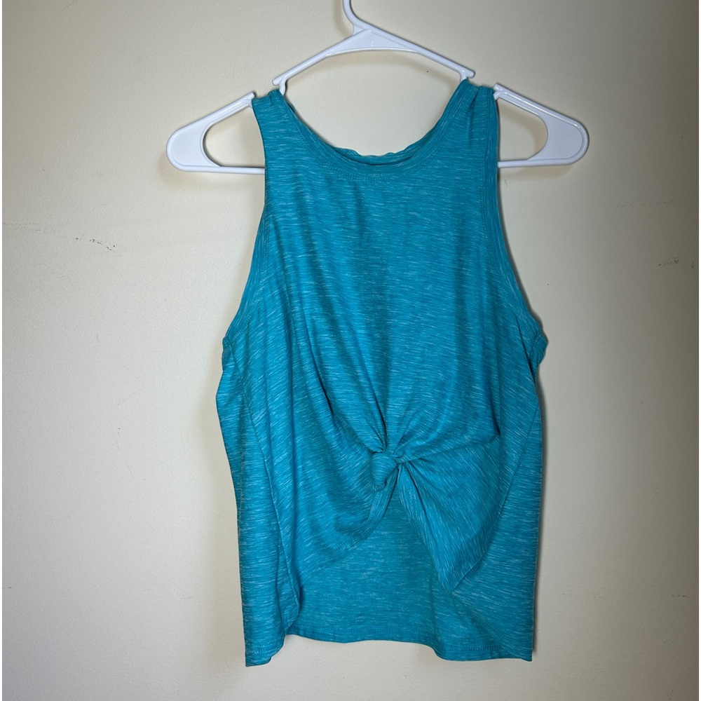 Teal Tied Tank